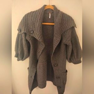 Free People oversized shall cardigan
